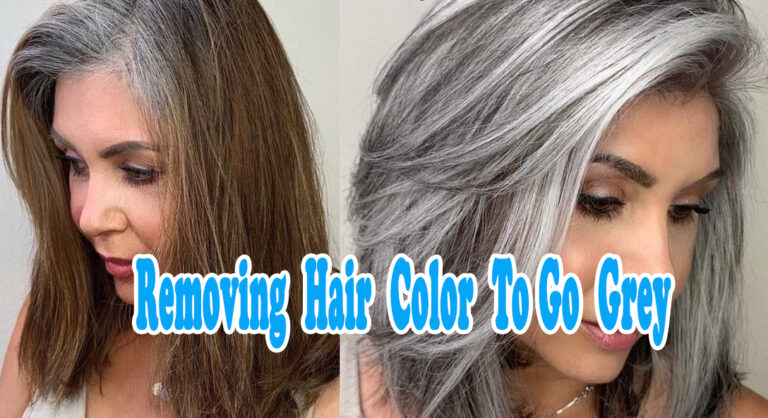 how to grow out gray hair that is colored