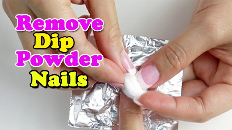 How To Remove Dip Powder Nails