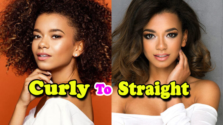 how to straighten curly hair